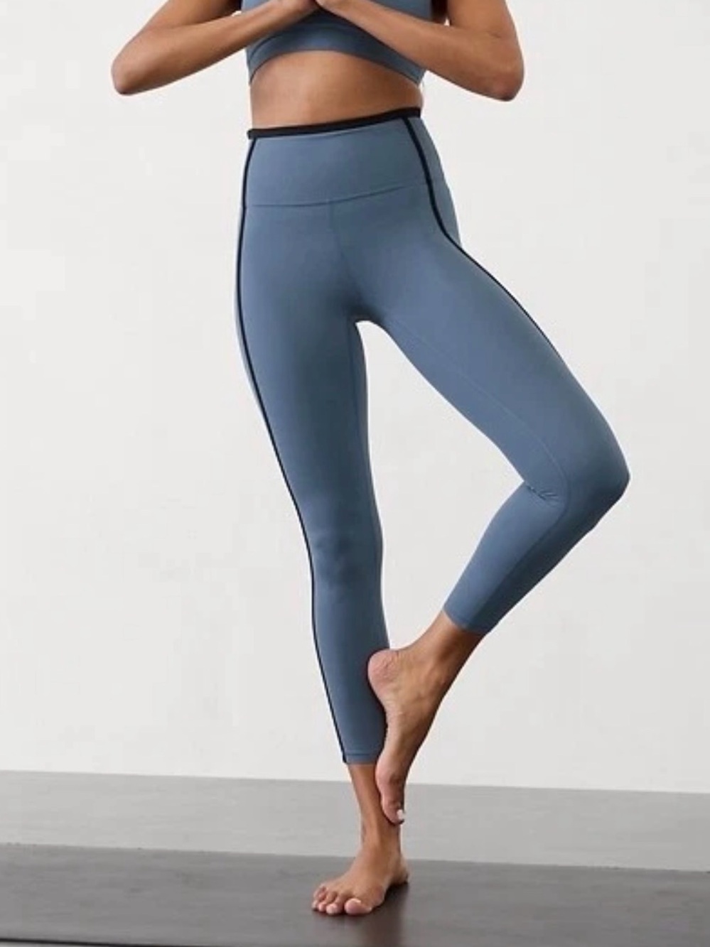 Athleta Slate Blue Elation Ultra High Rise 7/8 Legging